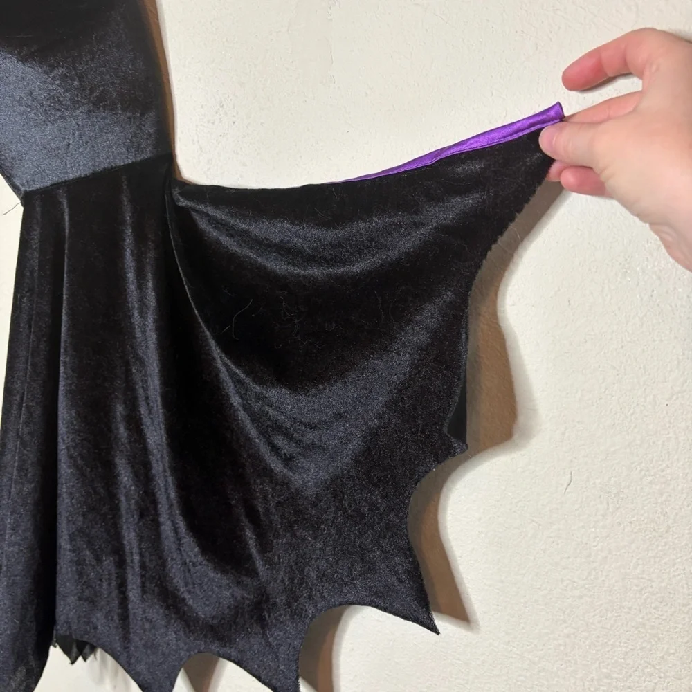 Child's Velvet Bat Cape One  Size